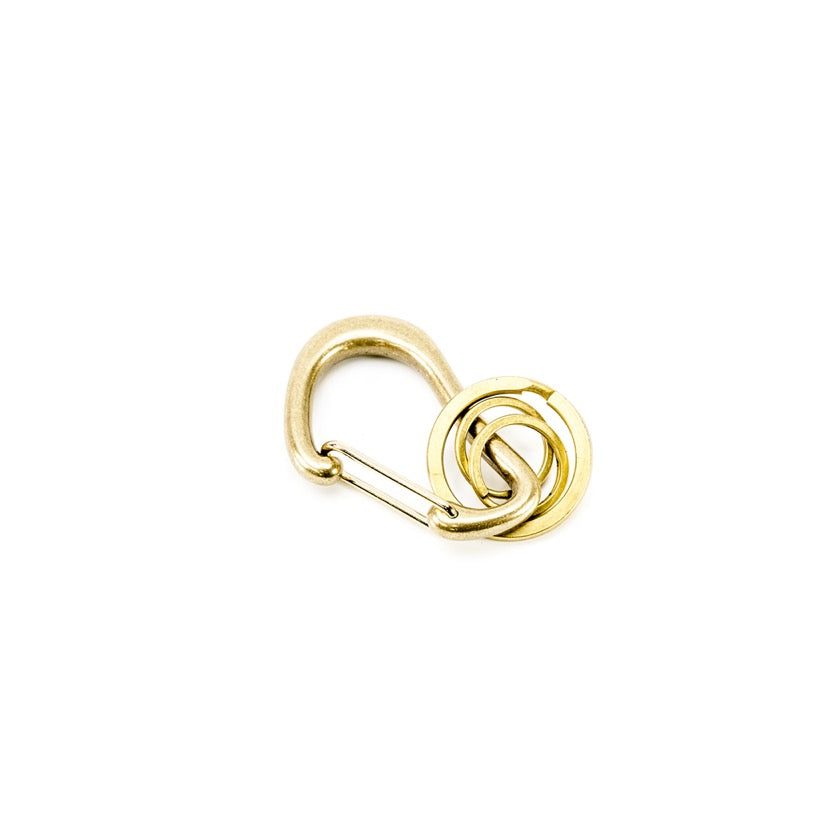 BRASS KARABINER KEYRING 13308 GD (真鍮カラビナキーリング) – DIARGE