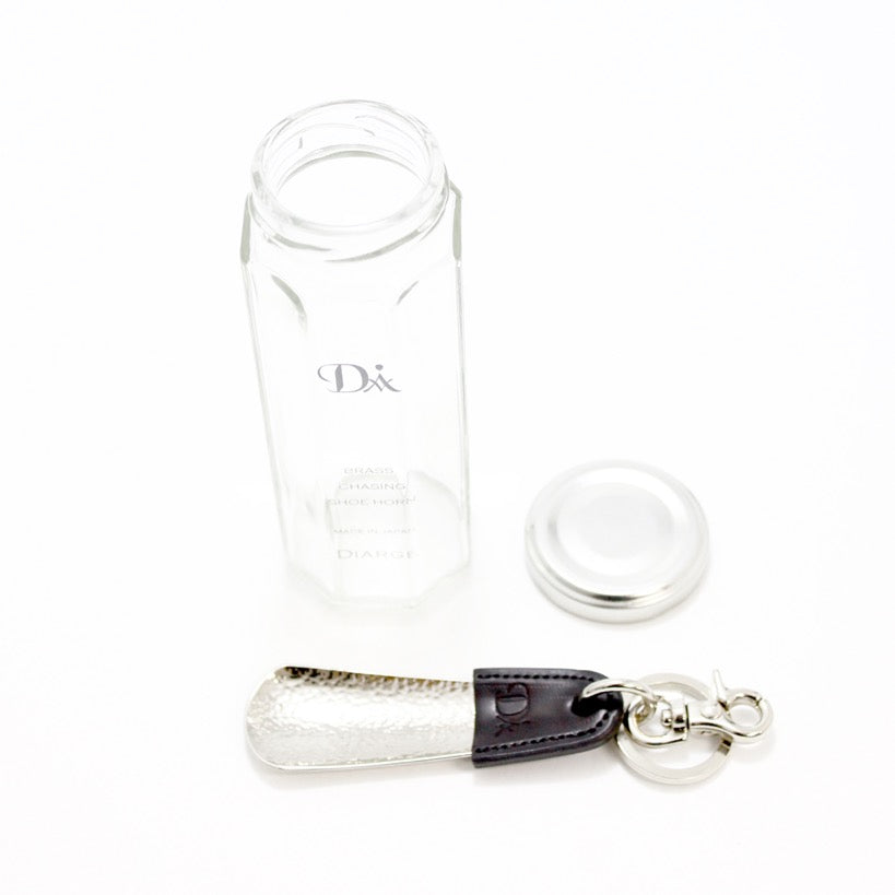BRASS &amp; LEATHER BOTTLE CHASING SHOEHORN 13303P