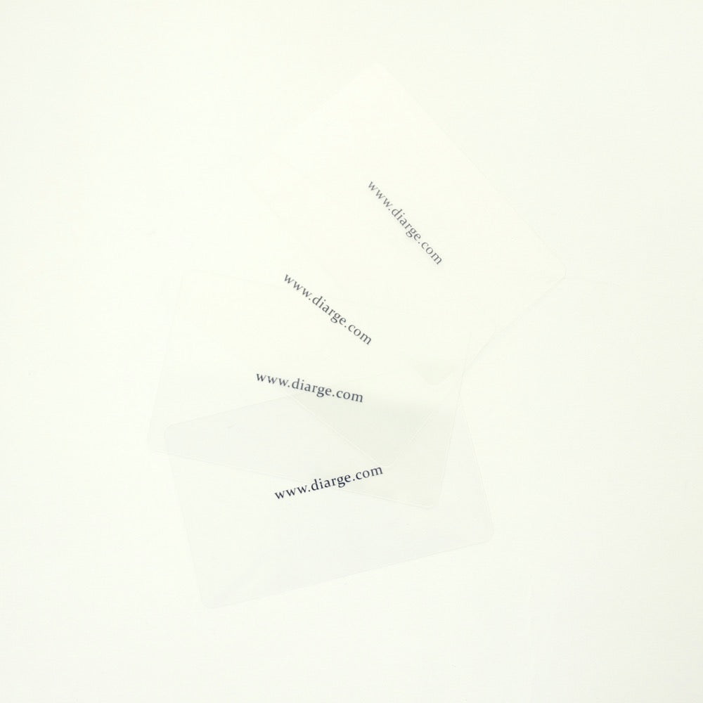 METAL PLATE CARD HOLDER 13323 用追加PPカード 4枚set