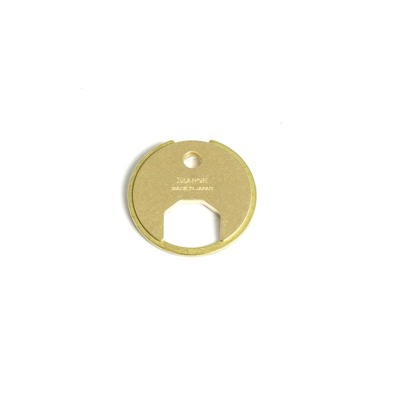 BRASS CIRCLE KEYRING 13324 GD (真鍮サークルキーリング)