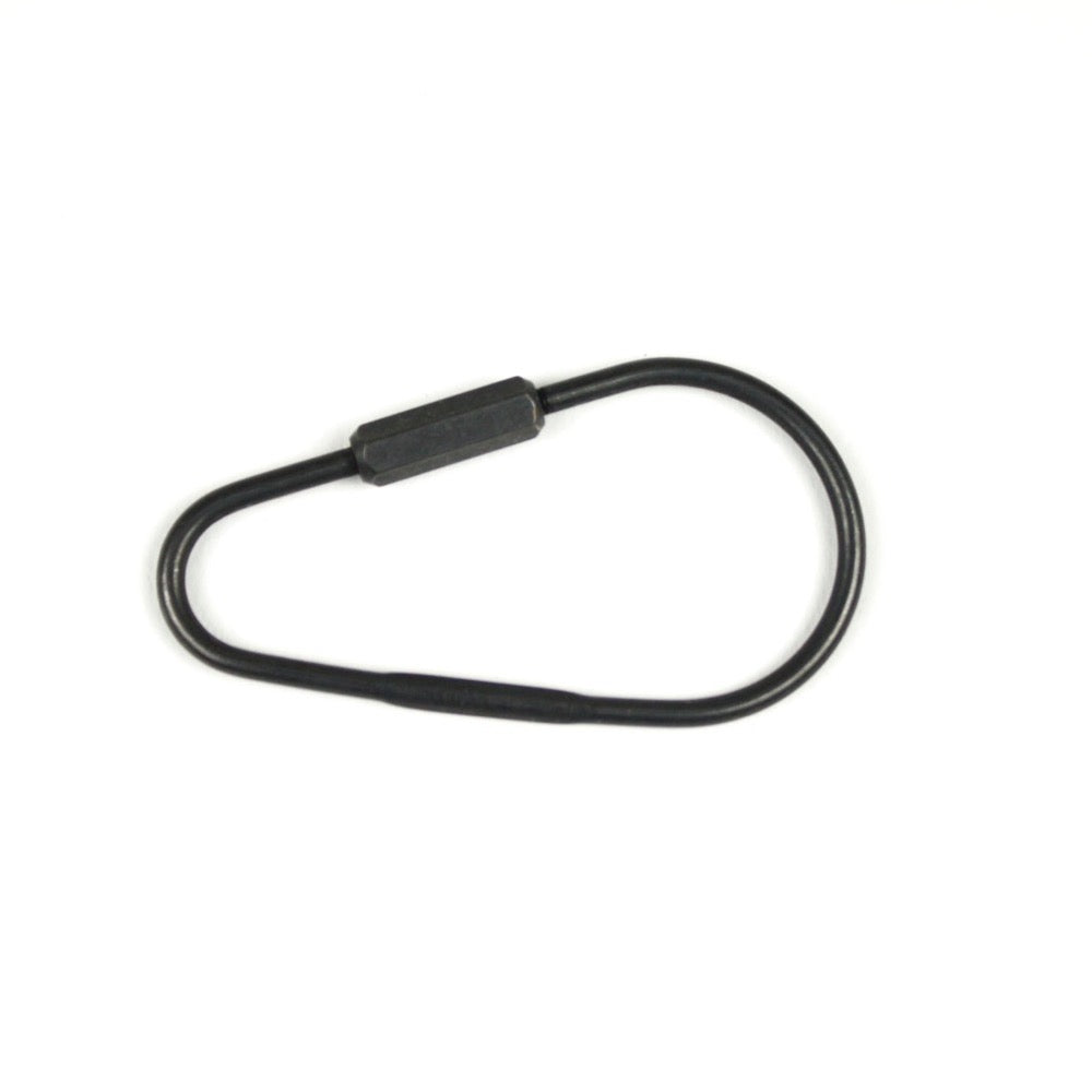 DROP KARABINER KEYRING 13328 BLK (ドロップ型カラビナキーリング)