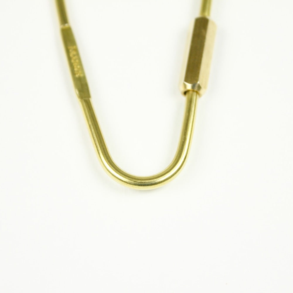DROP KARABINER KEYRING 13328 GD (ドロップ型カラビナキーリング)