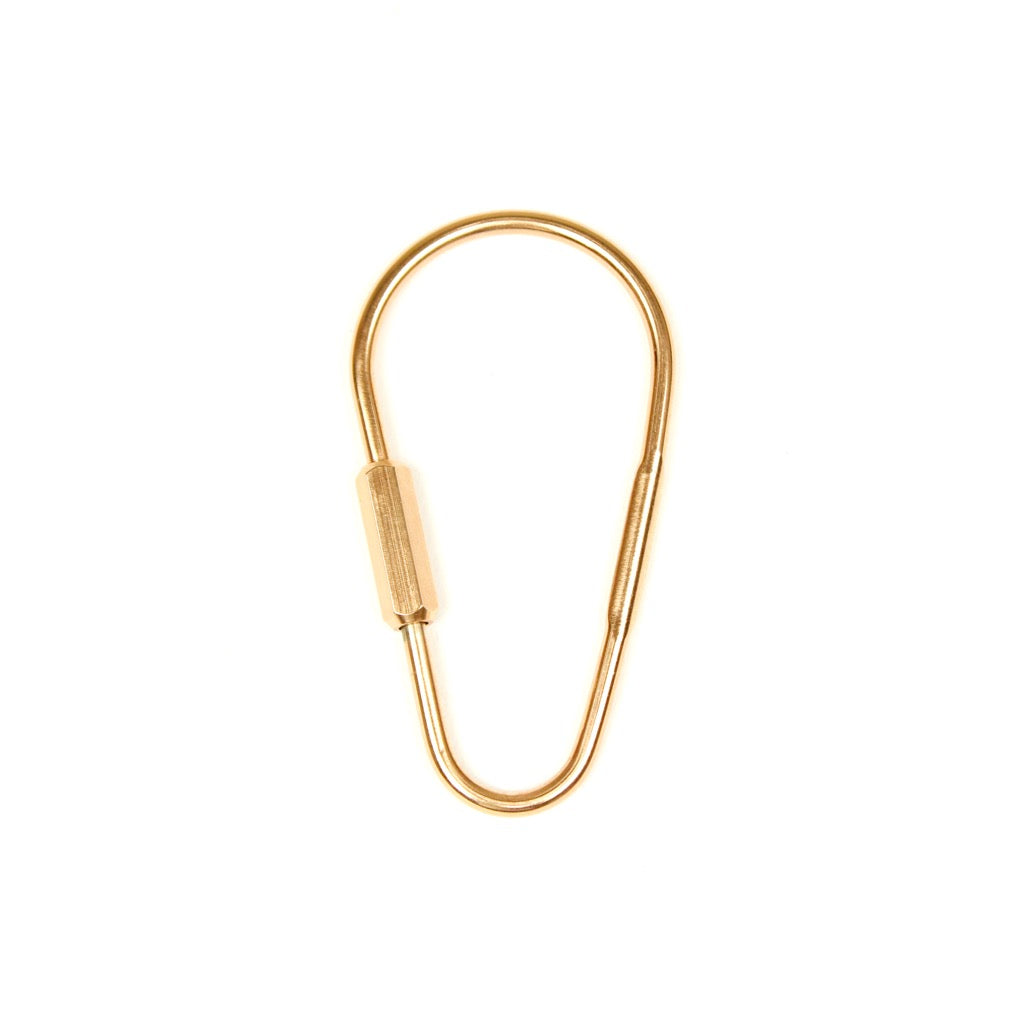 DROP KARABINER KEYRING 13328 PG (ドロップ型カラビナキーリング)