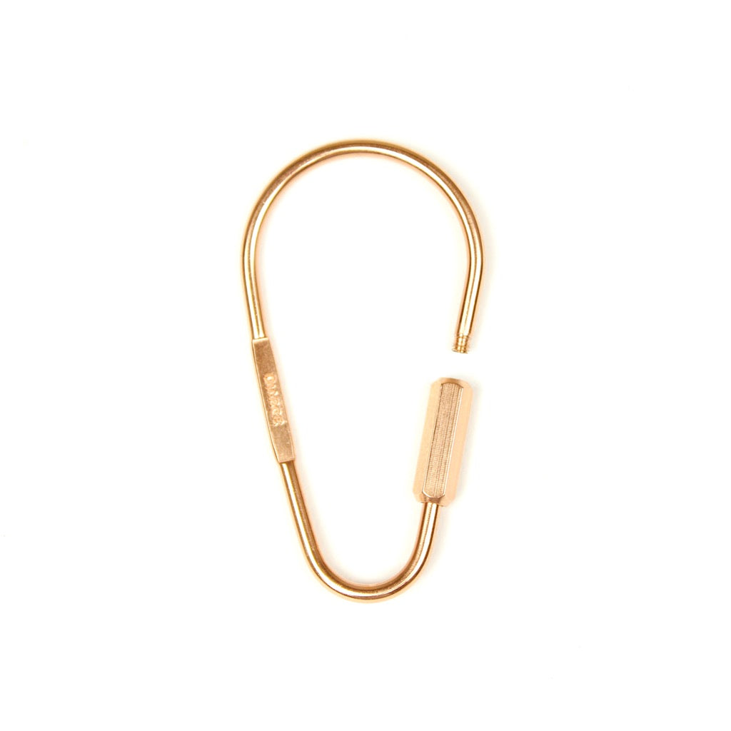 DROP KARABINER KEYRING 13328 PG (ドロップ型カラビナキーリング)
