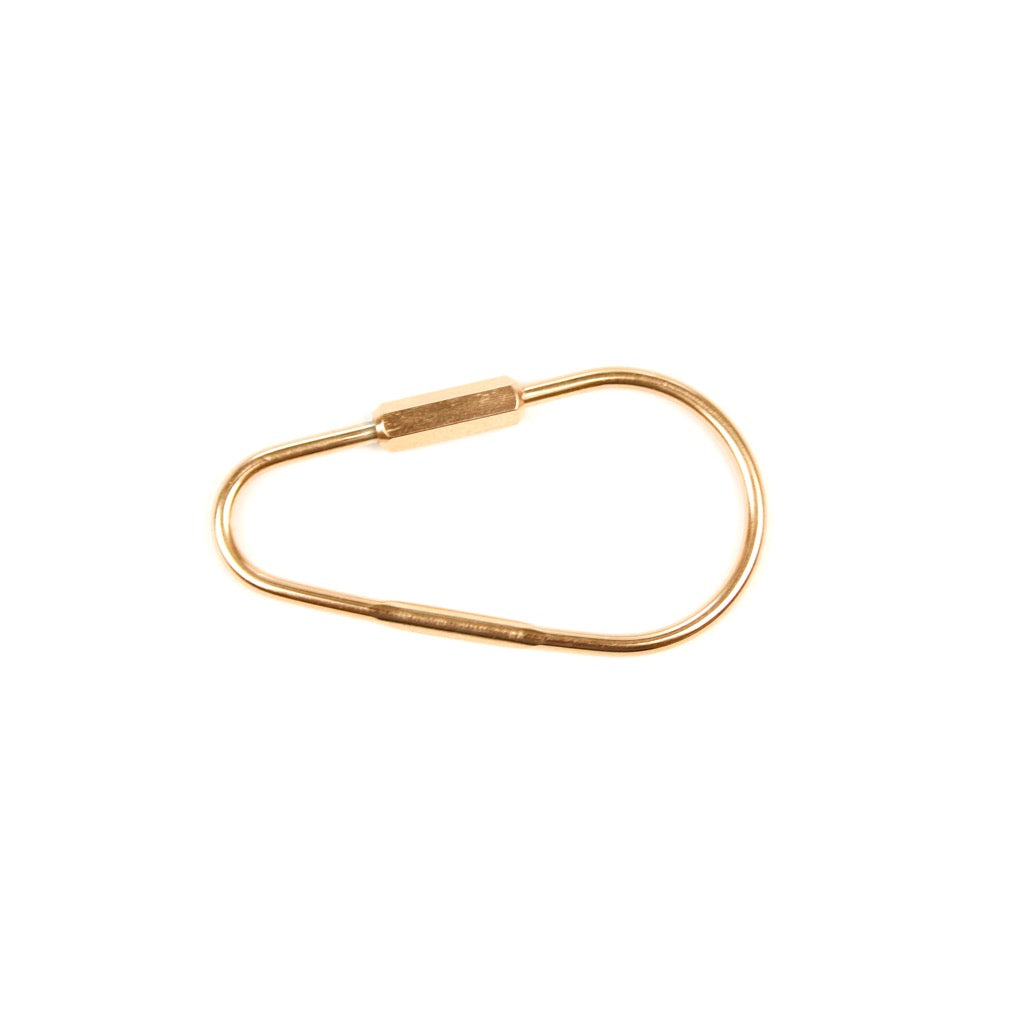 DROP KARABINER KEYRING 13328 PG (ドロップ型カラビナキーリング)