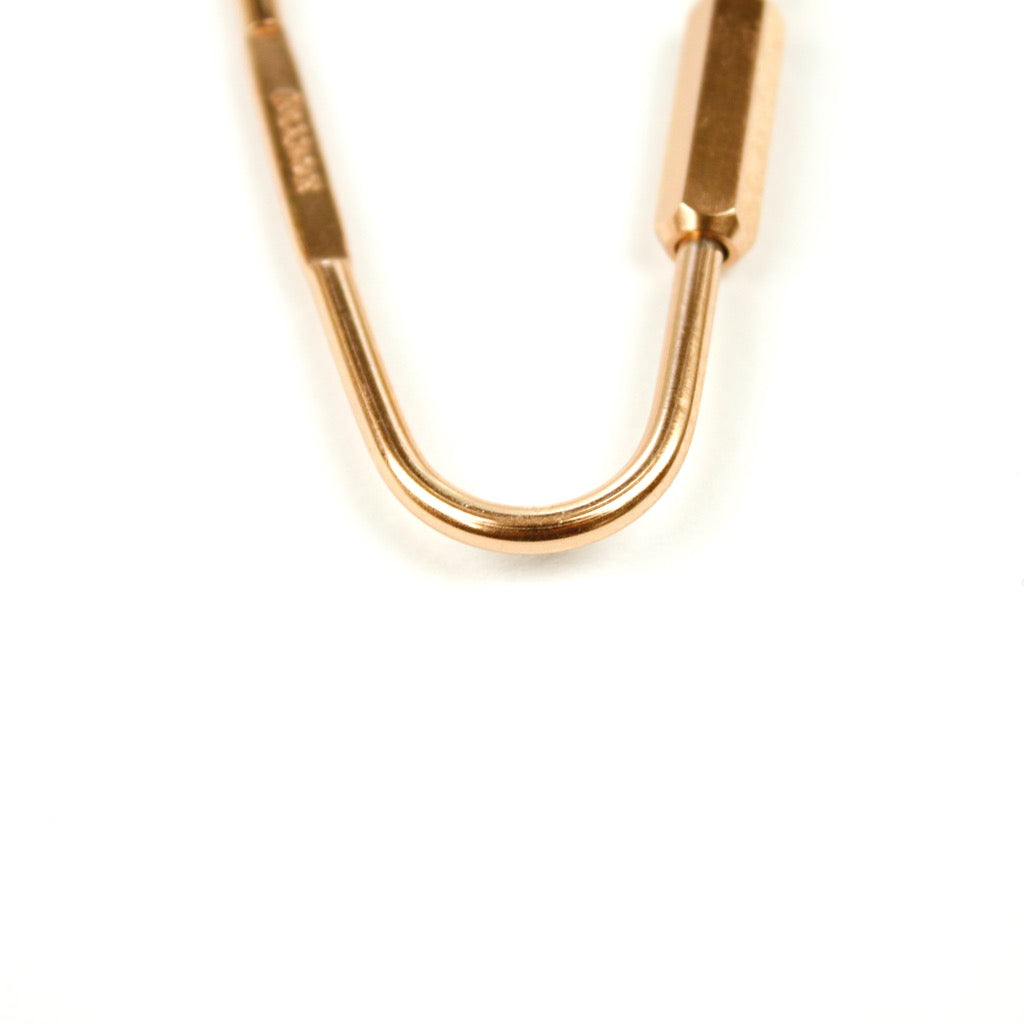 DROP KARABINER KEYRING 13328 PG (ドロップ型カラビナキーリング)