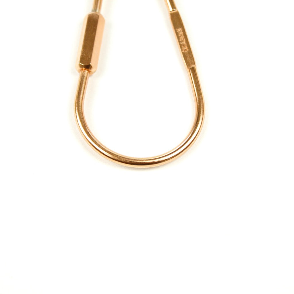 DROP KARABINER KEYRING 13328 PG (ドロップ型カラビナキーリング)