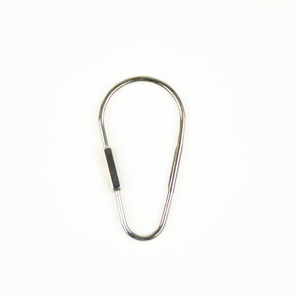 DROP KARABINER KEYRING 13328 SV (ドロップ型カラビナキーリング)