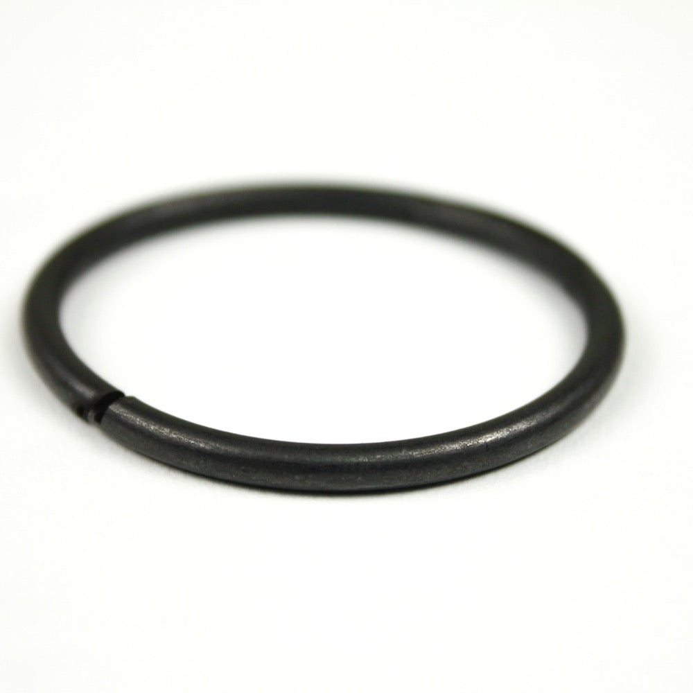 ROUND KEYRING 13329 BLK (円形キーリング)