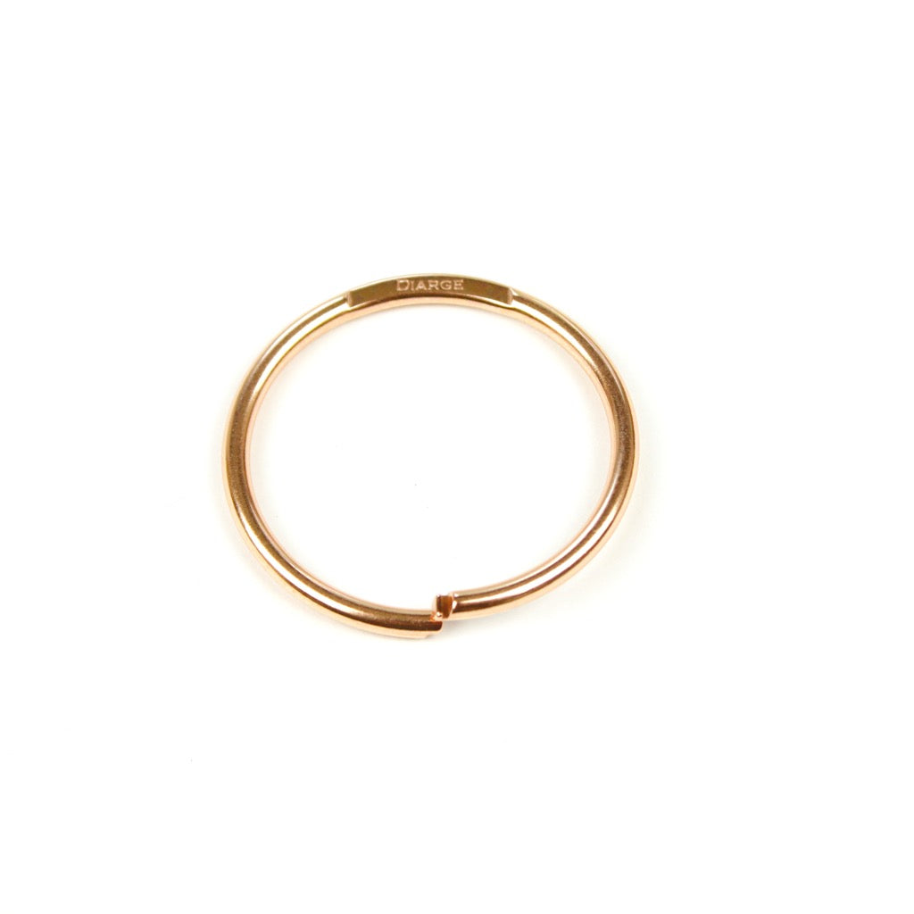 ROUND KEYRING 13329 PG (円形キーリング)