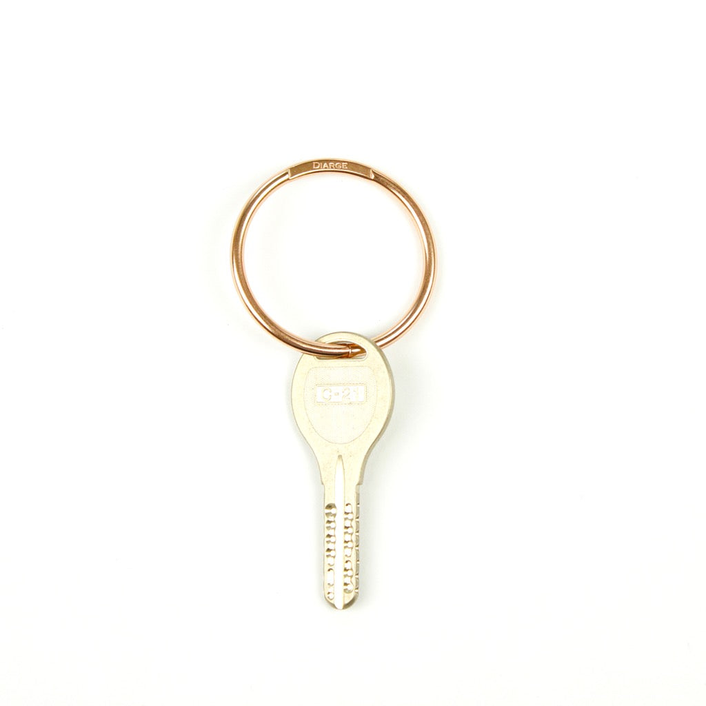 ROUND KEYRING 13329 PG (円形キーリング)