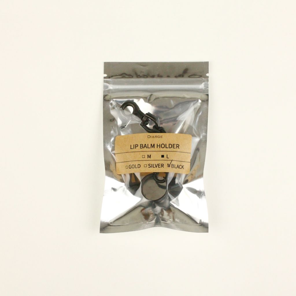 LIP BALM HOLDER L 13333 BLK (リップクリームホルダーLサイズ)