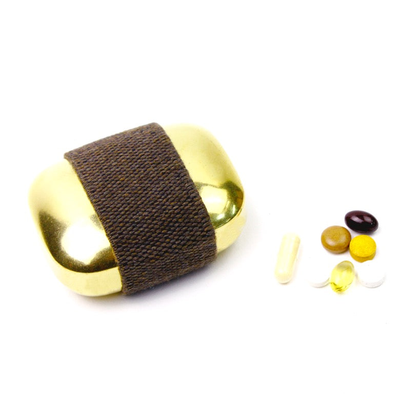 BRASS PILL CASE 13907 GD (真鍮ピルケース)