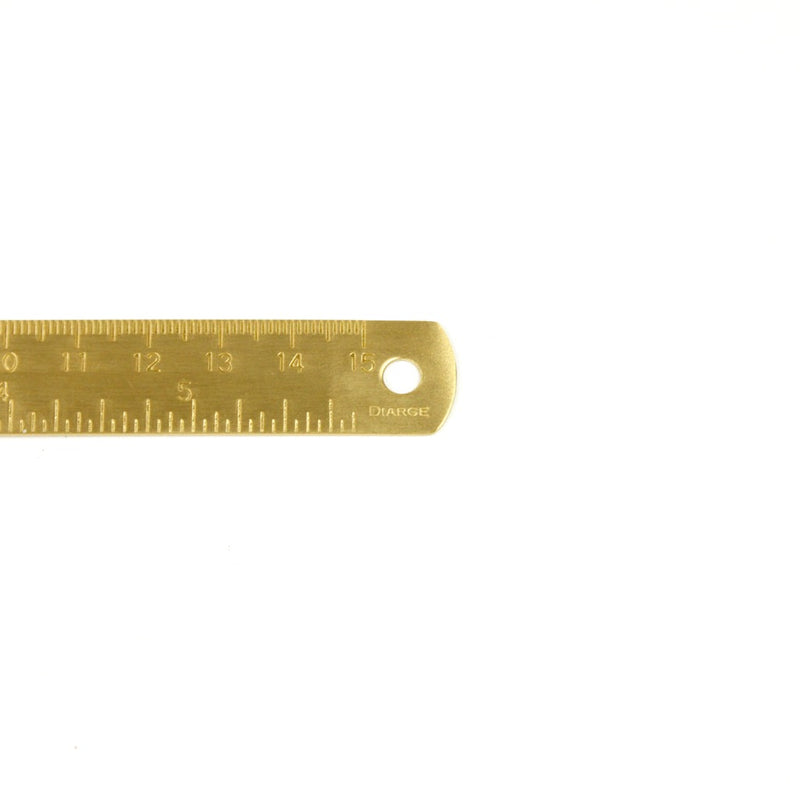 BRASS STRAIGHT RULER(15cm)13922 GD (真鍮直線定規)