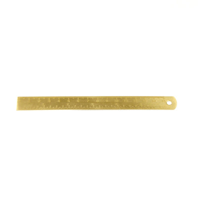 BRASS STRAIGHT RULER(15cm)13922 GD (真鍮直線定規)