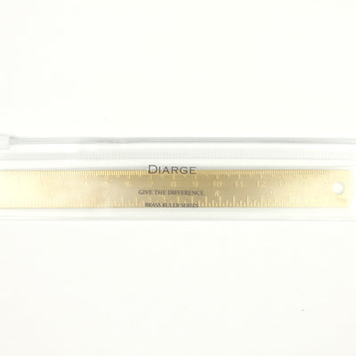 BRASS STRAIGHT RULER(15cm)13922 GD (真鍮直線定規)