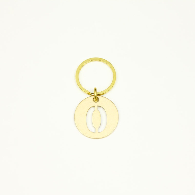 【オンラインストア限定】BRASS NUMBER KEYRING 13926A GD (真鍮製ナンバーキーリング)