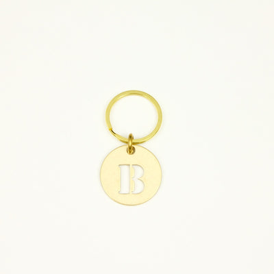 【オンラインストア限定】BRASS ALPHABET KEYRING 13927A GD (真鍮製アルファベットキーリング)