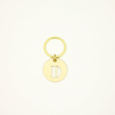 【オンラインストア限定】BRASS ALPHABET KEYRING 13927A GD (真鍮製アルファベットキーリング)