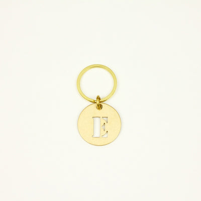 【オンラインストア限定】BRASS ALPHABET KEYRING 13927A GD (真鍮製アルファベットキーリング)
