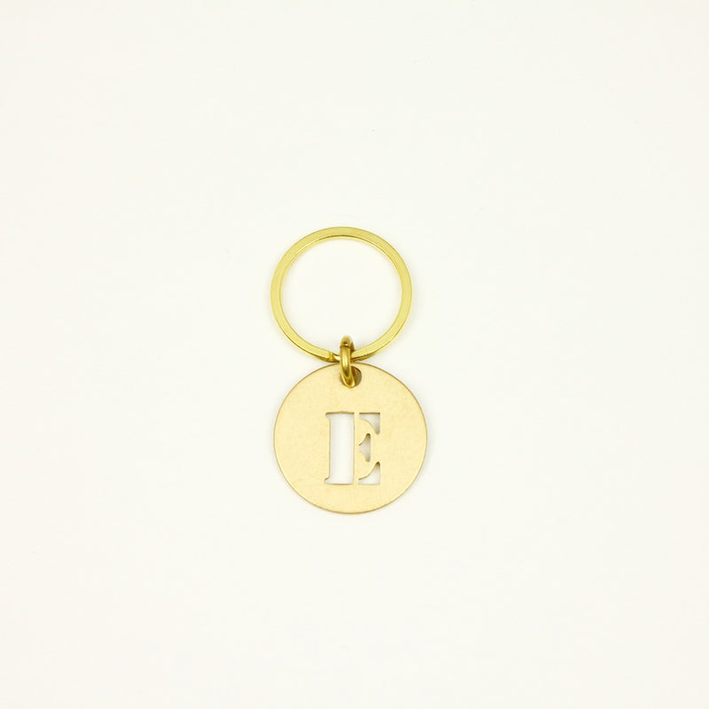 【オンラインストア限定】BRASS ALPHABET KEYRING 13927A GD (真鍮製アルファベットキーリング)