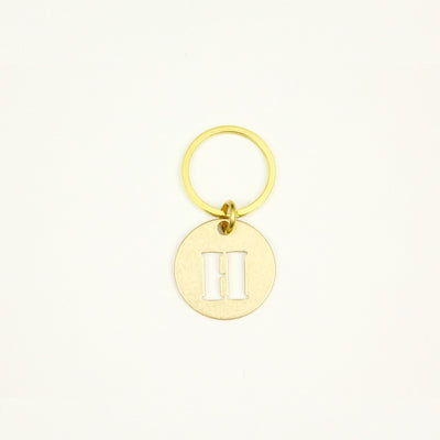 【オンラインストア限定】BRASS ALPHABET KEYRING 13927A GD (真鍮製アルファベットキーリング)