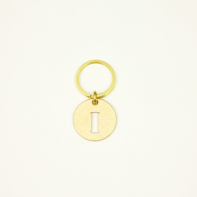 【オンラインストア限定】BRASS ALPHABET KEYRING 13927A GD (真鍮製アルファベットキーリング)