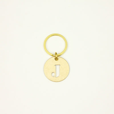 【オンラインストア限定】BRASS ALPHABET KEYRING 13927A GD (真鍮製アルファベットキーリング)