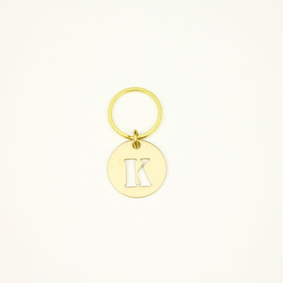 【オンラインストア限定】BRASS ALPHABET KEYRING 13927A GD (真鍮製アルファベットキーリング)