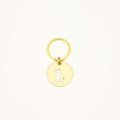 【オンラインストア限定】BRASS ALPHABET KEYRING 13927A GD (真鍮製アルファベットキーリング)