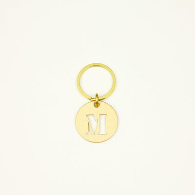 【オンラインストア限定】BRASS ALPHABET KEYRING 13927A GD (真鍮製アルファベットキーリング)