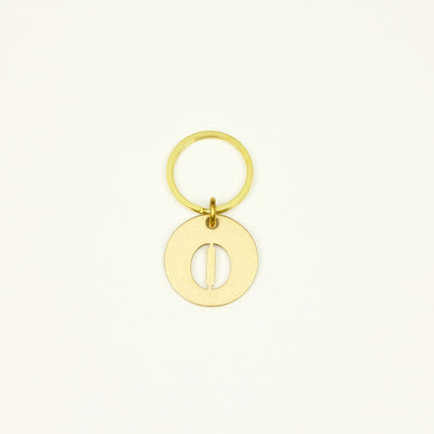 【オンラインストア限定】BRASS ALPHABET KEYRING 13927A GD (真鍮製アルファベットキーリング)