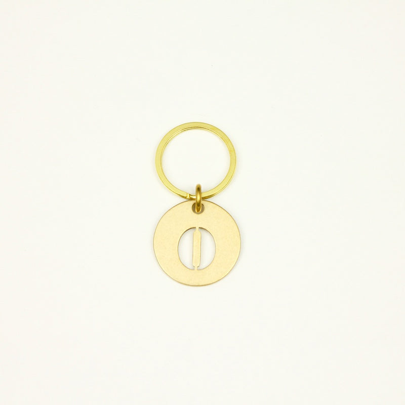 【オンラインストア限定】BRASS ALPHABET KEYRING 13927A GD (真鍮製アルファベットキーリング)