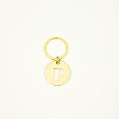 【オンラインストア限定】BRASS ALPHABET KEYRING 13927A GD (真鍮製アルファベットキーリング)