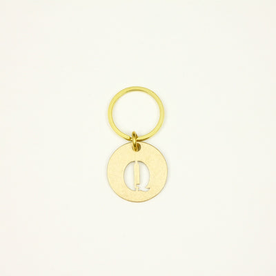 【オンラインストア限定】BRASS ALPHABET KEYRING 13927A GD (真鍮製アルファベットキーリング)