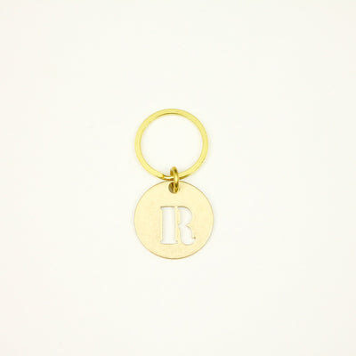 【オンラインストア限定】BRASS ALPHABET KEYRING 13927A GD (真鍮製アルファベットキーリング)