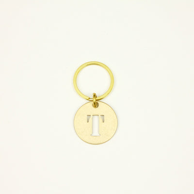【オンラインストア限定】BRASS ALPHABET KEYRING 13927A GD (真鍮製アルファベットキーリング)