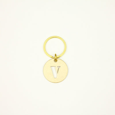 【オンラインストア限定】BRASS ALPHABET KEYRING 13927A GD (真鍮製アルファベットキーリング)