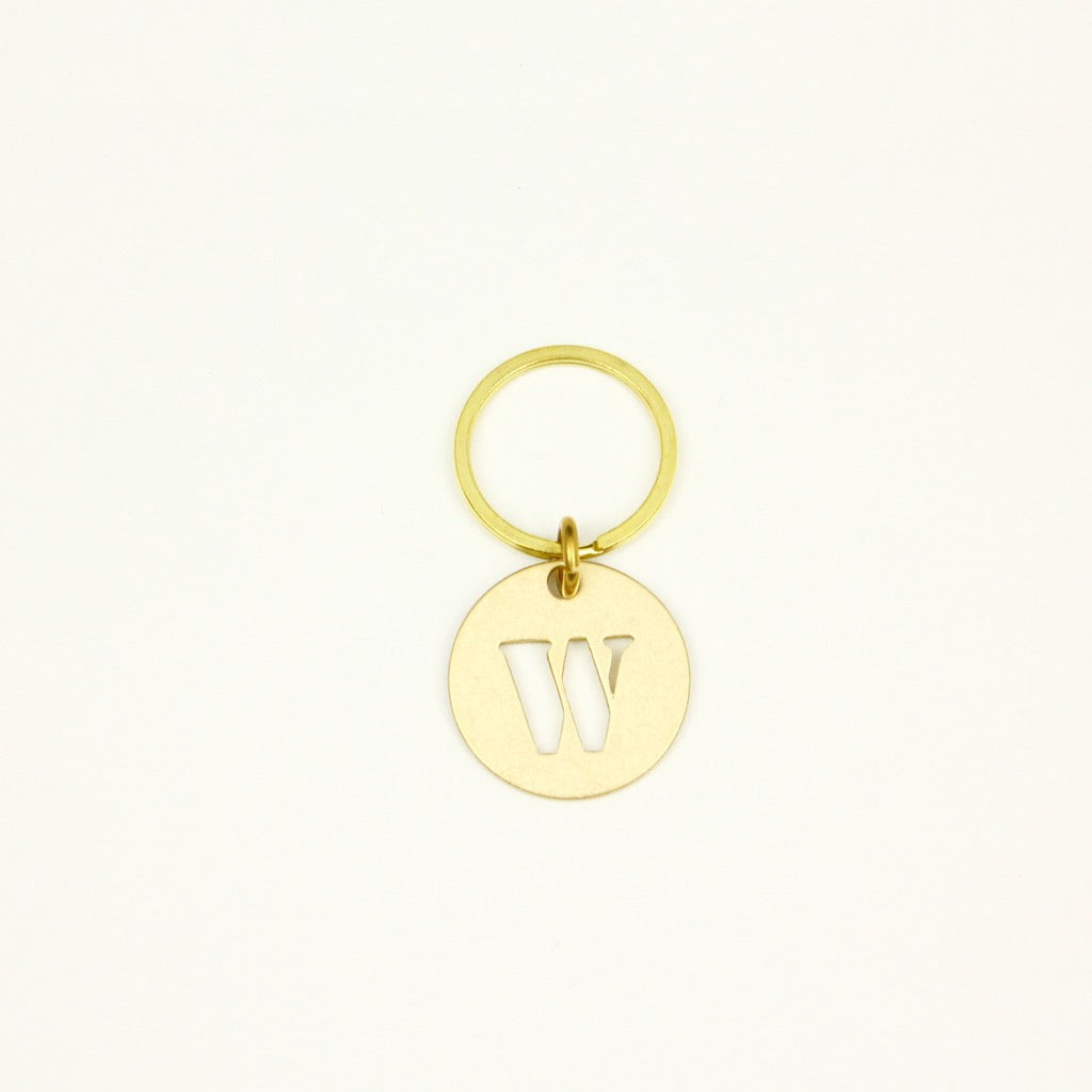 【オンラインストア限定】BRASS ALPHABET KEYRING 13927A GD (真鍮製アルファベットキーリング)