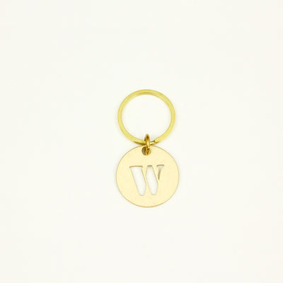 【オンラインストア限定】BRASS ALPHABET KEYRING 13927A GD (真鍮製アルファベットキーリング)