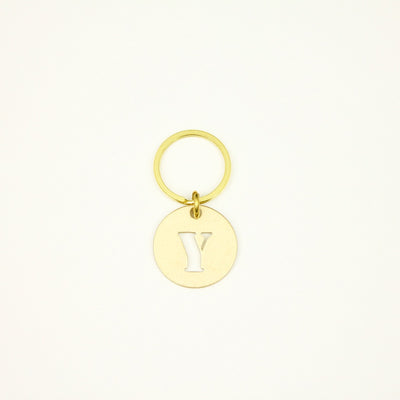 【オンラインストア限定】BRASS ALPHABET KEYRING 13927A GD (真鍮製アルファベットキーリング)
