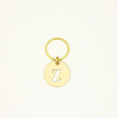 【オンラインストア限定】BRASS ALPHABET KEYRING 13927A GD (真鍮製アルファベットキーリング)