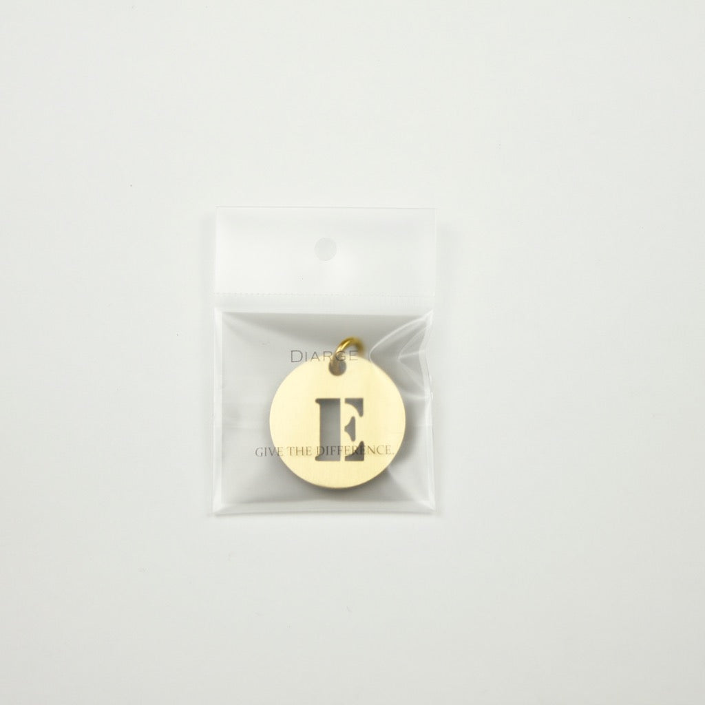 BRASS ALPHABET KEYRING 13927 GD (真鍮製アルファベットキーリング)