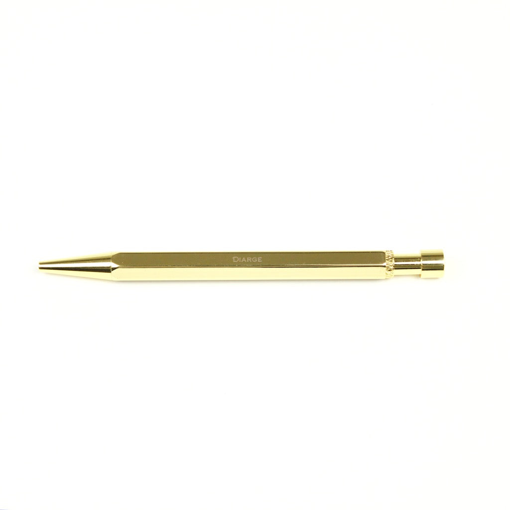 BRASS KNOCK BALLPOINT PEN 13931 (真鍮六角ボールペン)