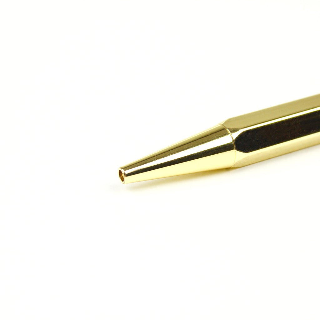 BRASS KNOCK BALLPOINT PEN 13931 (真鍮六角ボールペン)