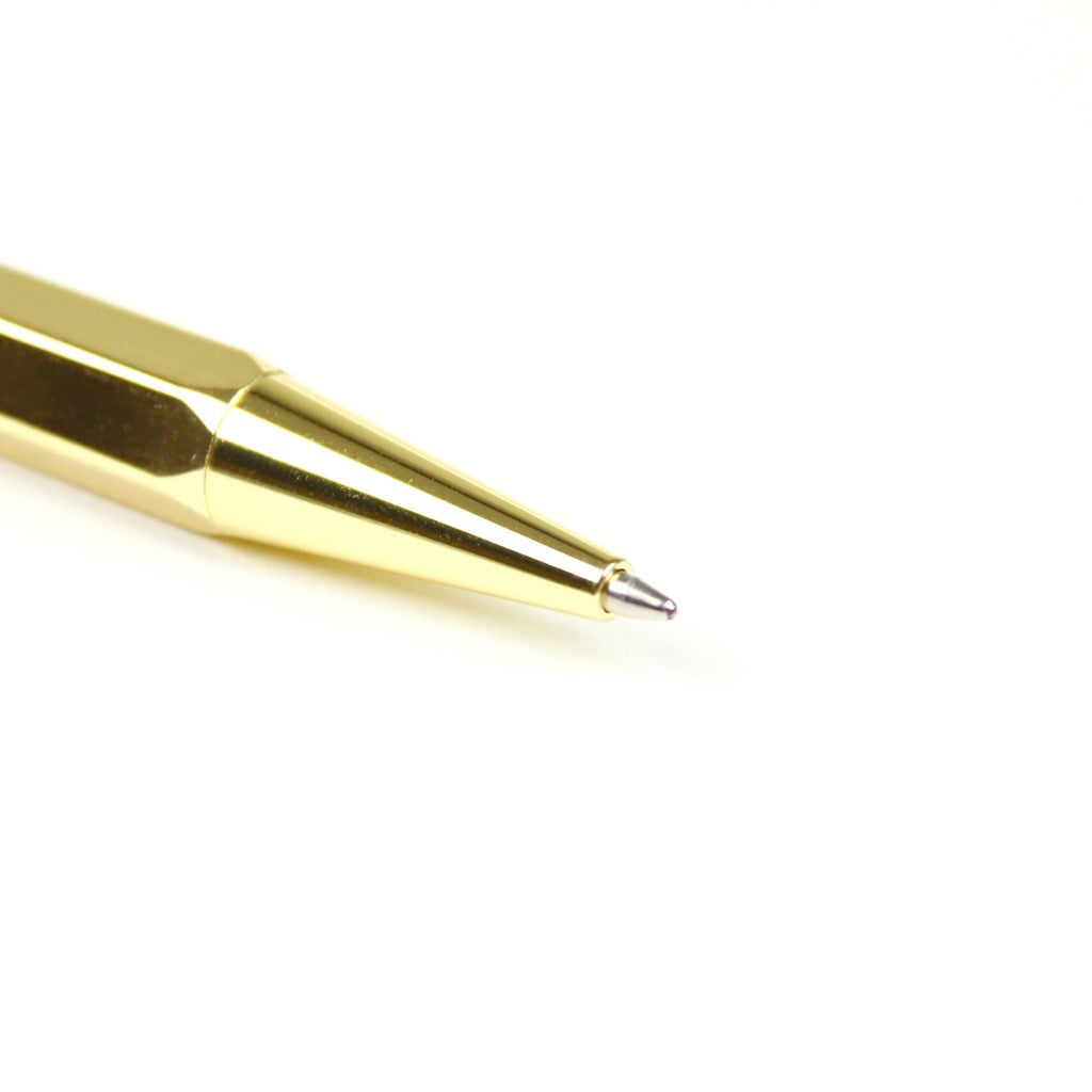 BRASS KNOCK BALLPOINT PEN 13931 (真鍮六角ボールペン)