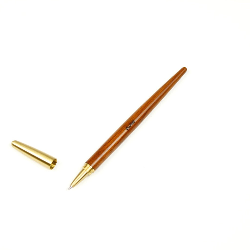 BRASS & WOOD BALL POINT PEN 13935 (真鍮と天然木のボールペン) – DIARGE