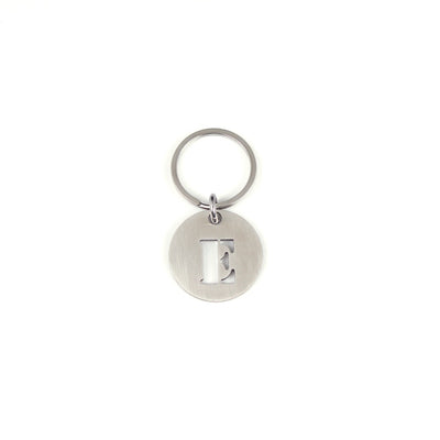 STEINLESS ALPHABET KEYRING 13937 SV (ステンレス製アルファベットキーリング)