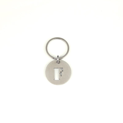 STEINLESS ALPHABET KEYRING 13937 SV (ステンレス製アルファベットキーリング)
