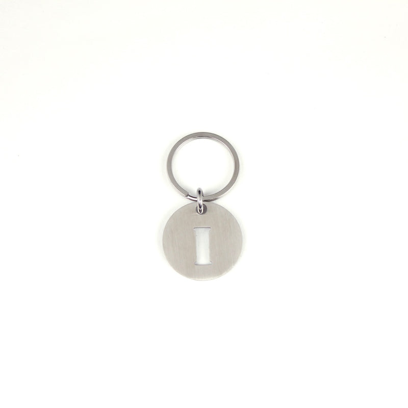 STEINLESS ALPHABET KEYRING 13937 SV (ステンレス製アルファベットキーリング)